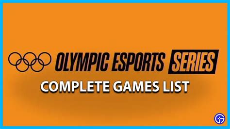 olympic esports games list 2023